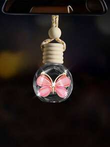 1 件汽车吊饰金属蝴蝶香水瓶空瓶汽车后视镜吊饰 - 均碼 - 查看 15