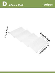 4pcs Acrylic Transparent Kitchen Cabinet Expandable Spice Rack Drawer Organizer + 1 Set Of 4-Tier Transparent Black Acrylic Slanted Insertable Drawer Spice Organizer