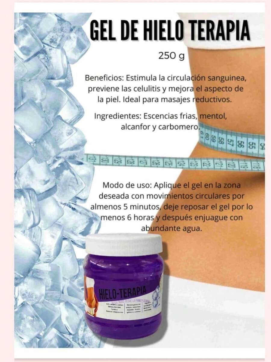 Ice Therapy Fat Burning Firming Reducing Gel 250ml - Blue - View 1