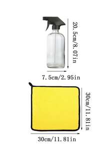 1/2/3/4个装 500毫升清洁喷雾瓶，造型喷雾瓶，空细雾喷雾瓶，超细连续喷雾水瓶，适用于头发造型、清洁、植物、喷雾和皮肤护理，细雾喷雾瓶，适用于植物清洁液、头发和园艺。 - 彩色 - 查看 10