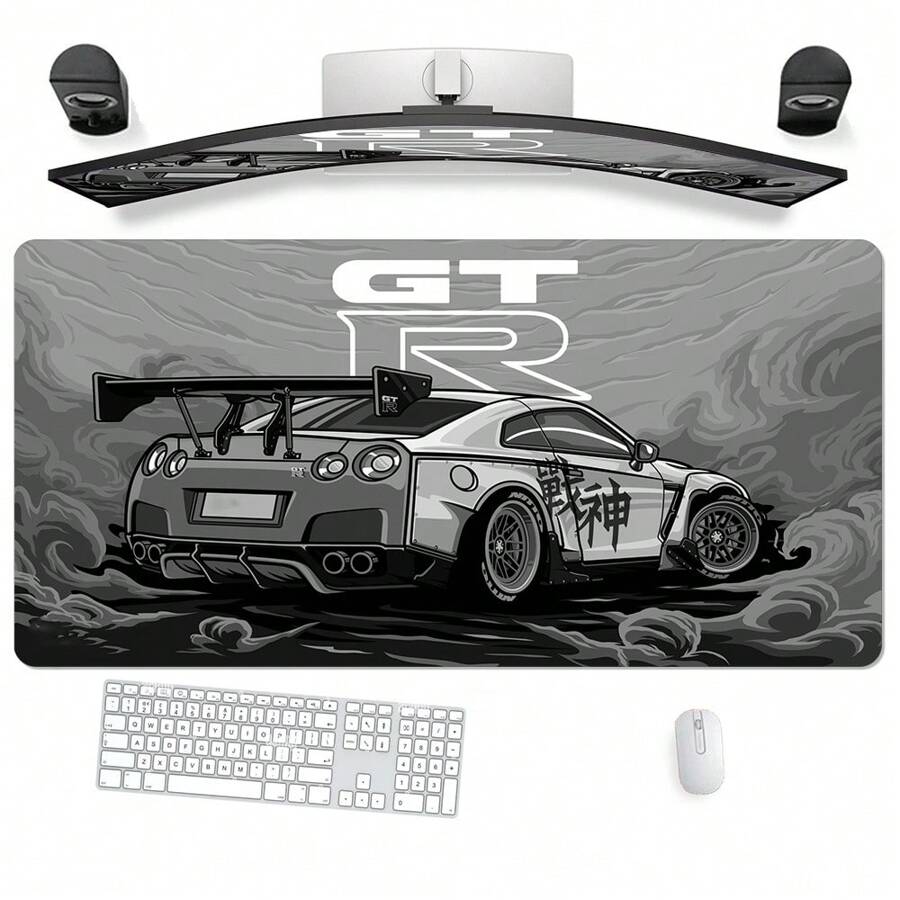 Sports Car Mouse Pad XXL Gaming Accessories Office Gamer Keyboard Desk Mat Non-Slip Laptop Large Anime GTR Mousepad