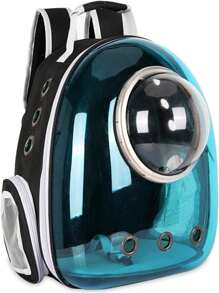 Airline-Approved Pet Carrier Backpack For Small Dogs & Cats Up To 12 Lbs - PC Acrylic Transparent Design, Ventilated Temperature-Resistant - TSA Compliant Travel Hiking Camping Vet Visits - Lightweight Portable Pet Carrier With Adjustable Straps & Safety Lock, Escape-Proof Hands-Free Pet Backpack Carrier For Airplane Car Carriers, Ideal Pet Travel Accessories Gift For Dog Cat Owners By IISVGE