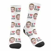 زوج جديد من جوارب مخصصة لعيد الآباء، جوارب متطابقة للأزواج، هدية تخرج، جوارب أنيقة مخصصة للرجال/النساء، جوارب رياضية مخصصة، هدايا عيد ميلاد مخصصة، هدايا عيد الحب، جوارب رجالية جديرة بالاهتمام