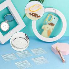 165 Pieces Pearl Stickers Self-Adhesive, 4 Sizes Of Sticker For Makeup Pearl Gem White Jewelry Decoration, Applicable To Facial, Body, Nails, Hair, Phone Art Craft Collage Decoration, Various Sizes, 0.12 Inch/0.16 Inch/0.2 Inch/0.24 Inch