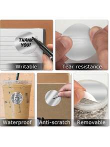 300 nhãn giấy bạc và vàng tròn 5cm/2 inch, nhãn dán tự dính dùng cho mục đích thương mại, làm bánh, đóng gói quà tặng, tốt nghiệp, phù dâu, lễ Phục sinh, trang trí đám cưới - Nhiều màu - Xem 5