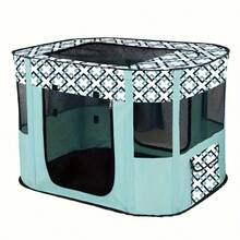 Pet Playpen For Large Dogs, Dog Playpen For Medium Large Dogs/Puppy/Cat/Rabbit/Chick Wit, Cat Playpen Puppy Kitten Playpen Portable Dog Exercise Kennel Indoor Pet Animal Playpen Dog Cat Crate For Outdoor Travel Camping, With Storage Bag - Multicolor - View 5