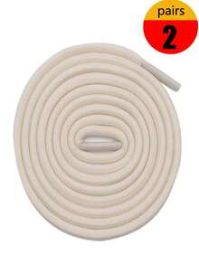 2 Pairs Casual Chunky Round Sneakers, Gray/Black/White Color Athletic Sport Shoes With Round Laces, Unisex - Multicolor - View 23