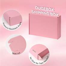 20pcs Colorful Double-Sided Gift Boxes, Folding Packaging Boxes, Express Boxes, Gift Boxes, Storage Boxes, Corrugated Cardboard Transport Boxes, Suitable For Small Businesses, Transport, Packaging, Storage, Crafts, Mailing, Holidays, Birthdays, Weddings, Parties And Various Holiday Gift Packaging (Colors Are Handmade, So There May Be Slight Color Differences)