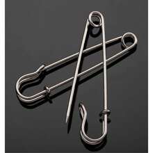 10 szt. szpilek, wytrzymałe, różne rozmiary, szpilki do koców, szpilki z drutu ze stali nierdzewnej, bardzo wytrzymałe, hurtowe szpilki do koców, spódnic, rękodzieła, kiltów