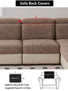 1 pièce Housse de canapé élastique antidérapante à enveloppe complète, housse de coussin de canapé universelle 4 saisons, jeté de canapé épaissi en tissu, lavable en machine, anti-poussière, compatible animaux de compagnie, décor d'intérieur, s'adapte aux canapés d'angle réglables pour chambre à coucher, bureau, salon 1/2/3/4 places