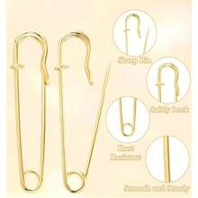 10 szt. szpilek, wytrzymałe, różne rozmiary, szpilki do koców, szpilki z drutu ze stali nierdzewnej, bardzo wytrzymałe, hurtowe szpilki do koców, spódnic, rękodzieła, kiltów