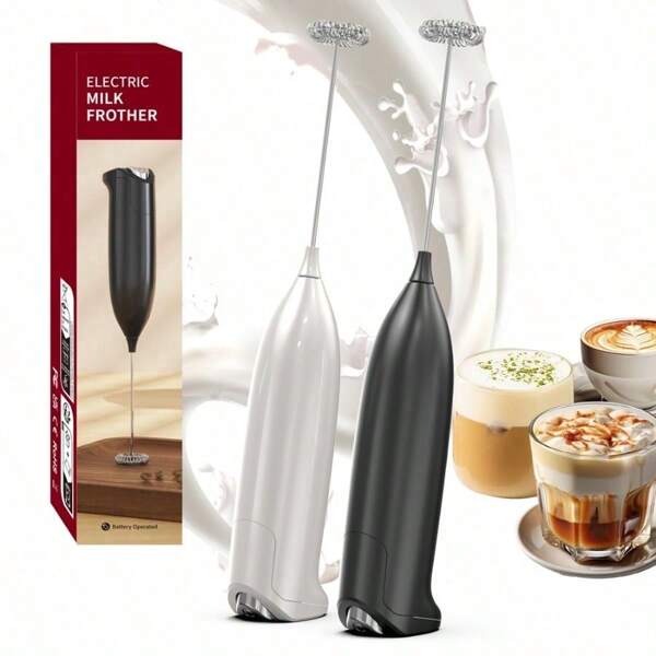 Montalatte e mixer elettrico a batteria, design verticale senza mani per una facile conservazione