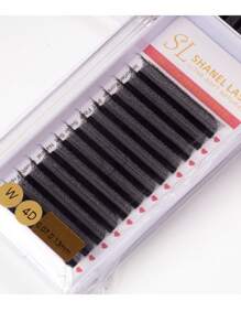 12 Rows 0.07 C/D/L Curl SHANEL YY 3DW 4DW Clover Lashes 8-15mm Automatic Flowering Premade Duoble Tips YY Handmade YY Cilios Type Natural Volume Eyelashes Extension