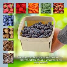 2pcs/5pcs, Wooden Gift Basket, Wooden Basket Square Wooden Gift Box, Wooden Berry Basket For Picking Fruits Or Arts, Crafts And Decorations, Christmas Wedding Birthday Party Picking Fruit Gift Box, Packaging Box, Candy Box, Chocolate Packaging Boxes, Party Favors, Birthday Decorations, Wedding Decorations, Party Supplies,School Supplies