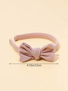 1pc Cute Fabric Bow Headband, Fashionable Headband Accessory, Minimalist Hair Clip Head Decor