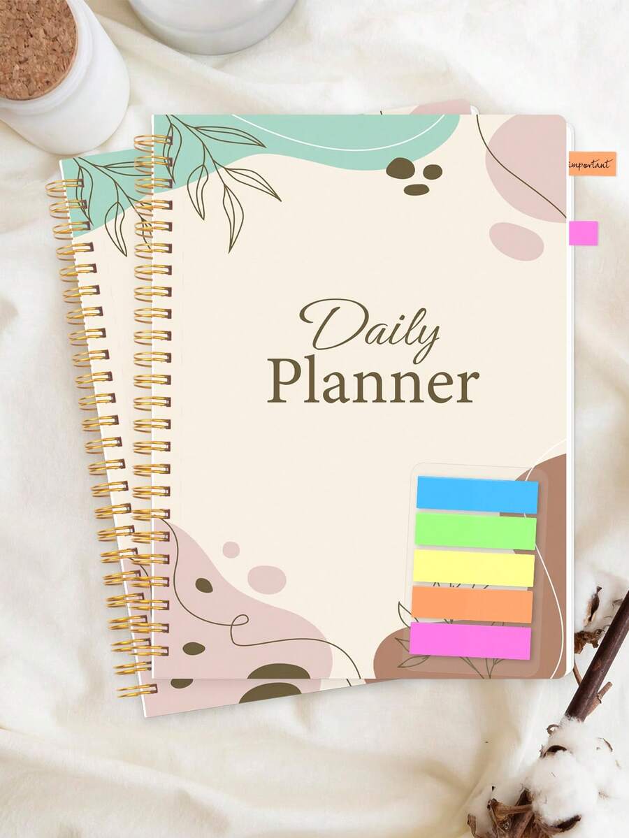 Trees 1 Pc Undated Daily To Do List Planner,School Supplies,Back To School - Multicolor - View 1