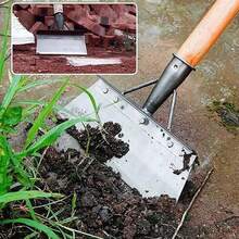 1 PC Stainless Steel Garden Shovel - Multi-Functional, Handle-Free Yard Weeder & Cleaning Tool For Patio And Lawn Care - Multicolor - View 12