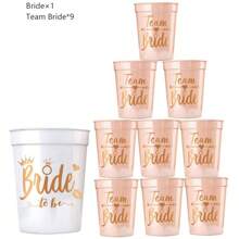Bachelorette Party Cups Reusable Plastic Tumblers For Bridal Showers, Wedding Receptions, Pool Parties, Trips, Last Hurrah Celebrations, Summer BBQ, Hen Do Favors, Bachelorette Survival Kit Accessories, Tropical Luau, Christmas Night, BFF Gifts, Bachelorette Photo Props, Drinkware For Bride , Engagements, Christmas Reunion, Birthday Pool Party Cups