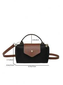 Elegant Style Solid Color With Adjustable Strap Mini Top Handle Bag ,Gift Bag Perfect For Party, Prom, Dinner/Banquet, Matching With Party Dresses, Prom Dress, Suitable For University/College Classroom / Festivals/Vacation/Holiday/ Outdoors/Outings/Travel/Stadium/Lipsticks,For Women, Girl, College Students,Woman