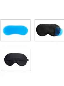 Cooling Eye Mask, Ice Pack For Hot & Cold Therapy, Relieves Eye Fatigue, With Reusable Inner Cooling Pad - Blue - View 4