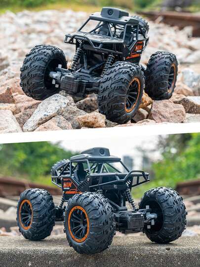 1pc Remote Control Car With WIFI Video Camera, High Definition WIFI Lens For Real-Time Shooting, Remote Control All-Terrain Video Recording And Photography Car, 2.4Ghz Remote Control And Smartphone Control, Real-Time High Definition Video Recording And Photography, Built-In Gyroscope High Definition Chip And Rechargeable Battery, Suitable As Birthday Gift, Christmas Gift, Easter Gift For 8-18 Years Old Boys And Girls