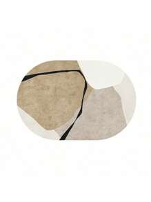 New Nordic Style Luxury Oval PU Placemat, High-End Waterproof Oil-Proof Heat-Resistant Dining Table Mat