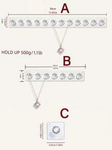 1 Stück Schmuckständer für Halsketten, Armbänder, Ohrringe und Ringe, transparenter wandmontierter Ausstellungsständer für den Schminktisch, Spiegelschrank, multifunktionaler Schmuckaufhänger, kann auch in Schuldorms für Schulartikel verwendet werden