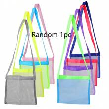 Student Outdoor Storage Net Bag, Shoulder Backpack, Swimsuit Storage Bag, Miscellaneous Organizer Beach Bag, Handheld Storage Beach Net Bag