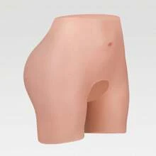1 Piece Of Realistic Silicone Fake Buttocks And High Buttocks Pants, Cosplay Large-Sized Buttocks Shaping Device, Soft Silicone Micelle Waist Shorts, Lifting Buttocks And Enhancing Body Curves
