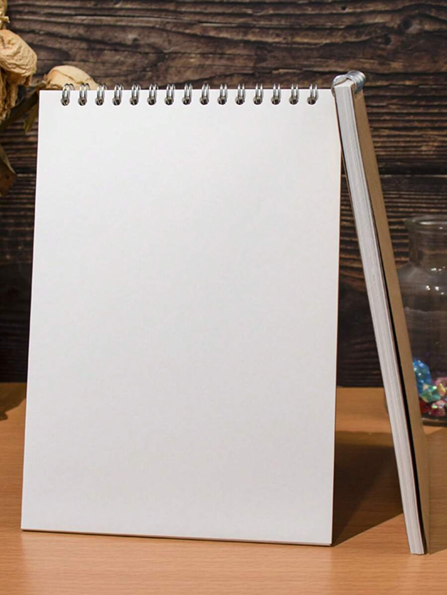 1pc A5 Size Blank Sketch Pad, 30 Sheets, Suitable For Students