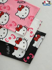 Sanrio Sanrio lizenziert! Hello Kitty bedruckte Schlafanzug-Hosen in drei Farben erhältlich, mit durchgehendem Muster von süßen Mustern für bequeme und süße Zuhause-Zeit.