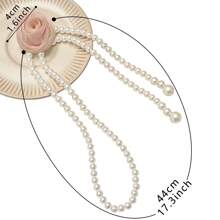 1 pieza Lujo Sujetalibador de cortina con rosa, accesorios de cortina cuerda decorativa, cinta sujetalibador de cortina floral de alta gama