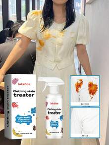jakehoe 衣物去污喷雾 衣服上黑斑、色素、黄斑、水渍 保护衣物油污 温和清洁 洁净芬芳柔软衣物（新旧款随机发送） - 升級款-多色 - 查看 2