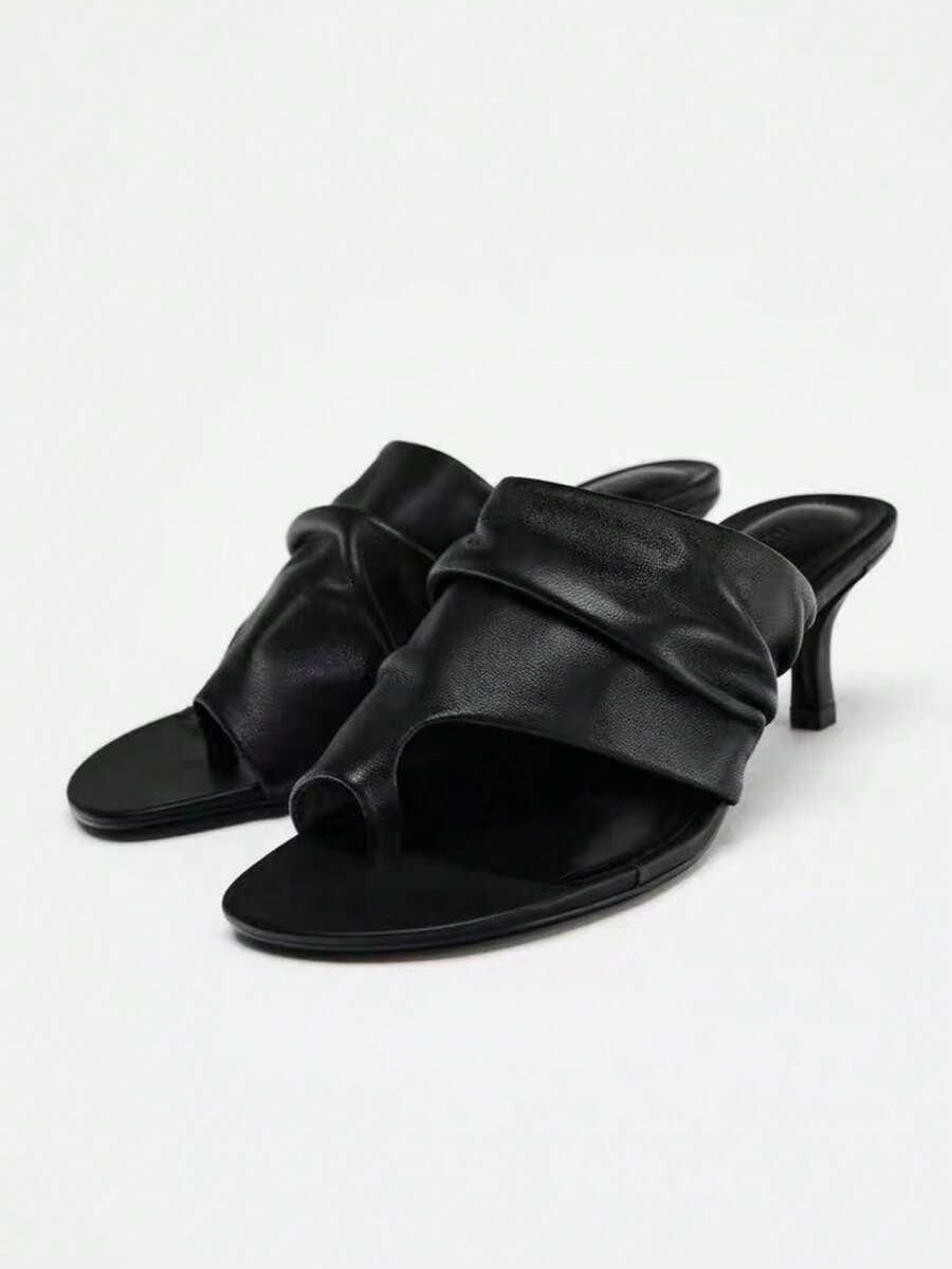 Damen neue Sommer Wildleder Peep Zehen Stiletto High Heel Sandalen, khaki