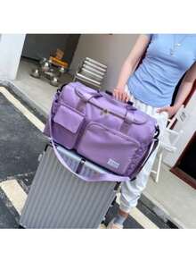 Sport Travel Bag With Waterproof Pocket Side Handle 30L Capacity YB601 - Negro - Ver 6