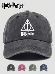 Harry Potter Harry Potter Deathly Hallows Baseball Cap, Unisex Casual Sun Hat