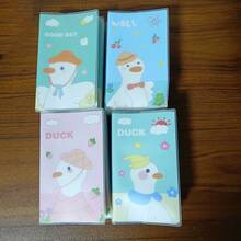 4pcs/Set Simple Thickened Plastic Cover Cute Cartoon Notebook, Suitable For Students, Portable Mini Memo Pad - Multicolor - View 15