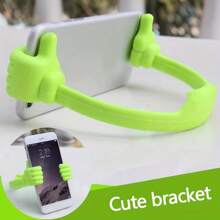 1 pièce Support de téléphone portable créatif pour les doigts, support de téléphone de bureau, support affaissé, support portable, design chiffre mignon, magasin de détail