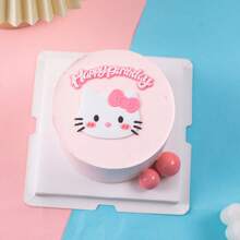 Sanrio 1 Pc Cake Decoration KT Cat Soft Plastic Ornament Happy Birthday Baking Dress Up
