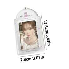 1 túi đựng thẻ ảnh thần tượng thời trang PVC 3 inch, giá đựng thẻ sinh viên, giá đựng thẻ ảnh nơ có thể dùng làm móc chìa khóa, mặt dây chuyền túi xách, phù hợp làm mặt dây chuyền điện thoại di động, ảnh ID, mặt dây chuyền túi đựng ảnh người nổi tiếng, quà tặng ngày lễ, quà tặng sinh nhật, người yêu thích Anime, người hâm mộ trở lại trường phải có - Nhiều màu - Xem 7
