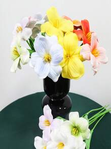 Tulipa Artificial Decoração para Casa Arranjo Floral Buquê de Casamento Flor Falsa Hastes em Vaso Decoração de Festa Centro de Mesa, Dia dos Namorados, Presente Formatura