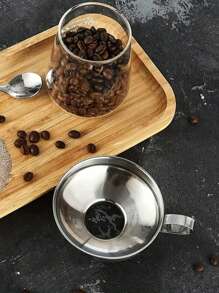 1PC Small Funnels For Filling Small Bottles 3 In 1 Stainless Steel Small Kitchen Funnel Set Transferring Essential Oils Liquid Fluid Spice Dry Ingredients Powder
