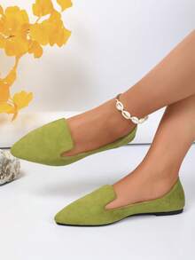 Women's Plus Size 3.5-4.5 US Size Black Gold Thread Pointed Toe Flat Slip On Shoes For Spring, Summer, Autumn, Fashion Casual Everyday Wear, Comfortable, Breathable, Versatile, Soft Bottom Loafers, Asymmetrical Pattern Canvas Shoes Suitable For Wide Feet, Order One Size Up Due To Fabric Batch Differences Which May Cause Minor Color Variations