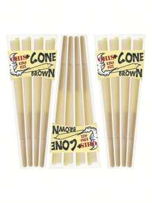 Three-Box Portable Box Pre-Rolled Cone Ultra-Thin Slow Burning With Tip Roll Paper Portable Tapered Roll Paper Lovers Gift Novelty Party Gift Gift For Friends Spring Outdoor Items, Pre-Rolled Filter Paper Accessories Lightweight