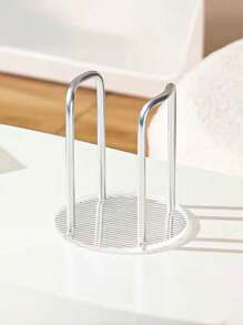 1pc Acrylic Disposable Paper Cup Holder, Light Luxury And Elegant Coffee Cup Storage Rack, Suitable For Kitchen Restaurant, Home, Cafe, Office And Hotel Use, Ideal For Neatly Storing Paper Cups