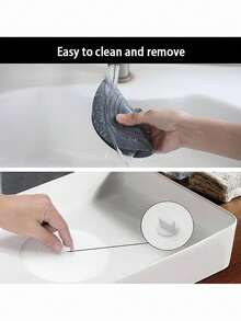 Bathtub Drain Plug, Large Silicone Bathtub Drain Plug Hair Plug Essential Universal Flat Suction Cup Cover, Shower Kitchen Cover For Kitchen Bathroom Accessories And Laundry Room