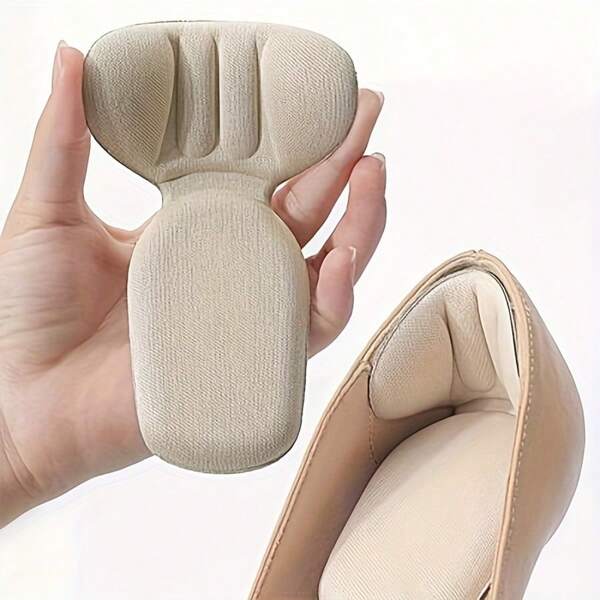 1 Pair T-Shaped Foam Half Size Thickened Anti-Slip Anti-Friction High Heel Pad