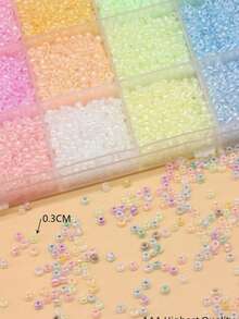 500pcs/Box Glow-In-The-Dark Letter & Number Beads, Spacer Beads For DIY Necklace, Bracelet, Craft, Jewelry Making - 500 Pieces Per Box Of Letter  Face Beads - View 5