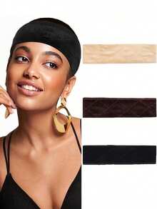 1pc/Pack Velvet Wig Grip Adjustable Wig Band Elastic Wig Fixing Headband Wig Accessories