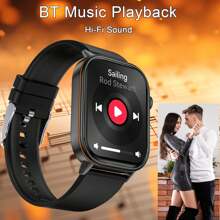 Smartwatch Women Men With Phone Function 2.01 Inch HD Fitness Watch With GPS Tracker Compass Outdoor IP68 Waterproof Sports Watch Sleep Monitor Heart Rate Smart Watch For Android IOS